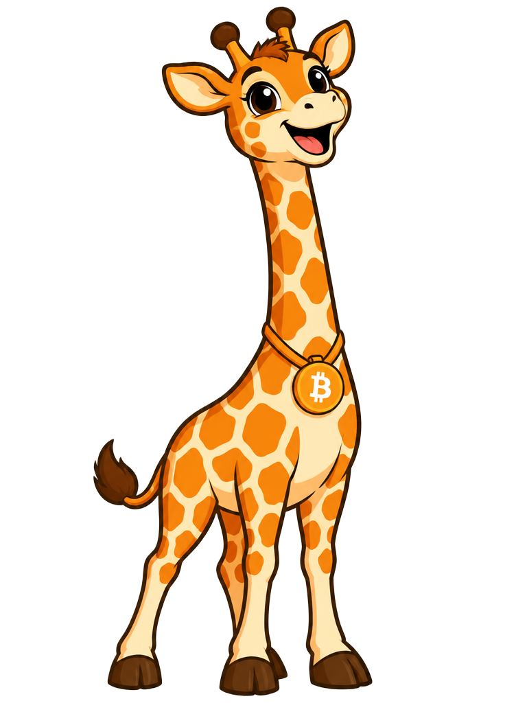 Bitcoin Giraffe mascot